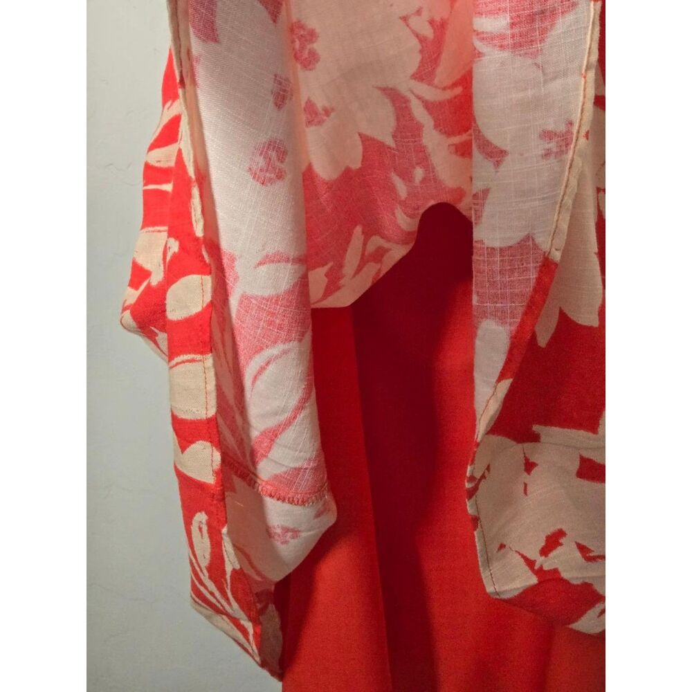 NWT Vince Camuto Cayenne Cream Floral Mini Dress Women’s Size L. - Picture 7 of 16